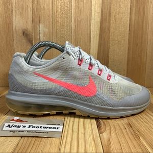 Nike Air Max Dynasty 2 (GS) Big Kid's Pure Platinum-Hyper Pink Youth 6.5 Shoes